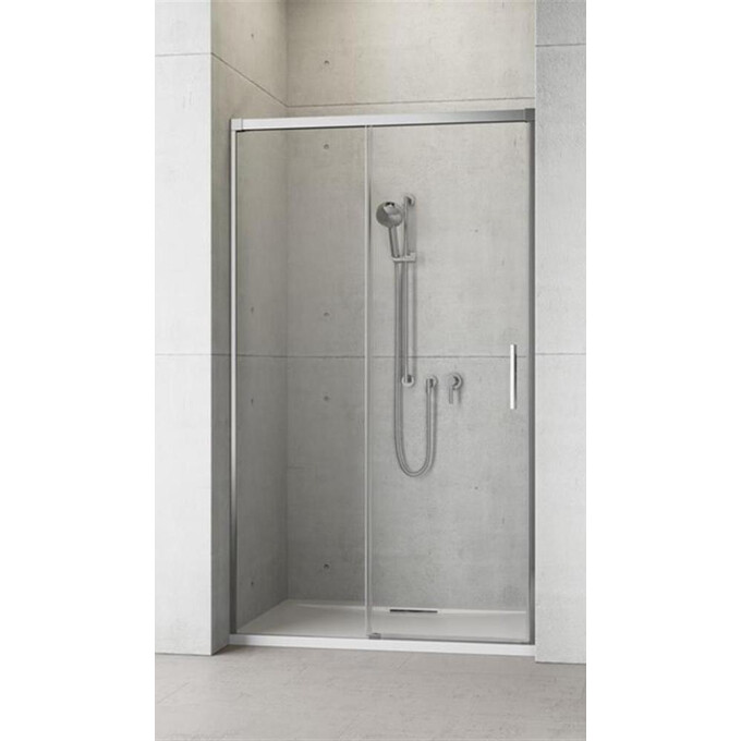 Душові двері Radaway Idea DWJ Chrome 387014-01-01L (100 см, лівостороння, скло прозоре, профіль хром), Доступні розміри: 100, Колір виробника: хром, Расположение проема (входа): справа, фото 