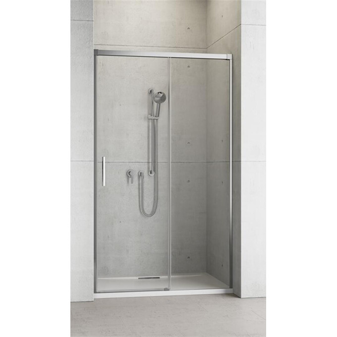 Душевая дверь Radaway Idea DWJ Chrome 387014-01-01R (100 см, правосторонняя, стекло прозрачное, профиль хром), Доступные размеры: 100, Цвет производителя: хром, Расположение проема (входа): слева, фото 