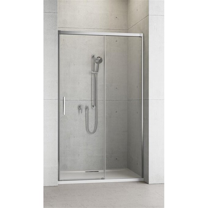 Душові двері Radaway Idea DWJ Chrome 387016-01-01R (120 см, правостороння, скло прозоре, профіль хром), Доступні розміри: 120, Колір виробника: хром, Расположение проема (входа): слева, фото 