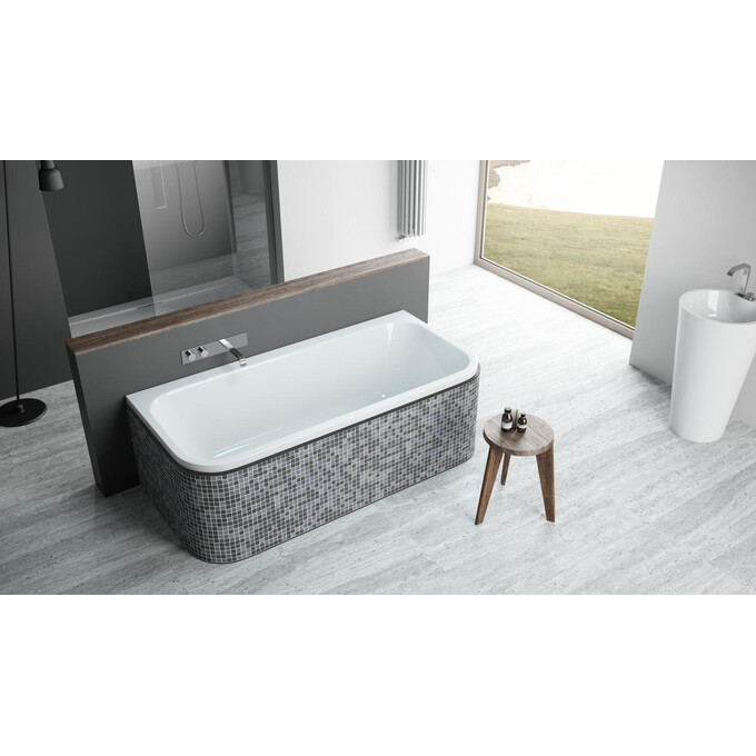 Акрилова ванна Radaway Arania WA1-46-180x085US (180x85 см, пристінна, з ніжками та сифоном), фото , изображение 2