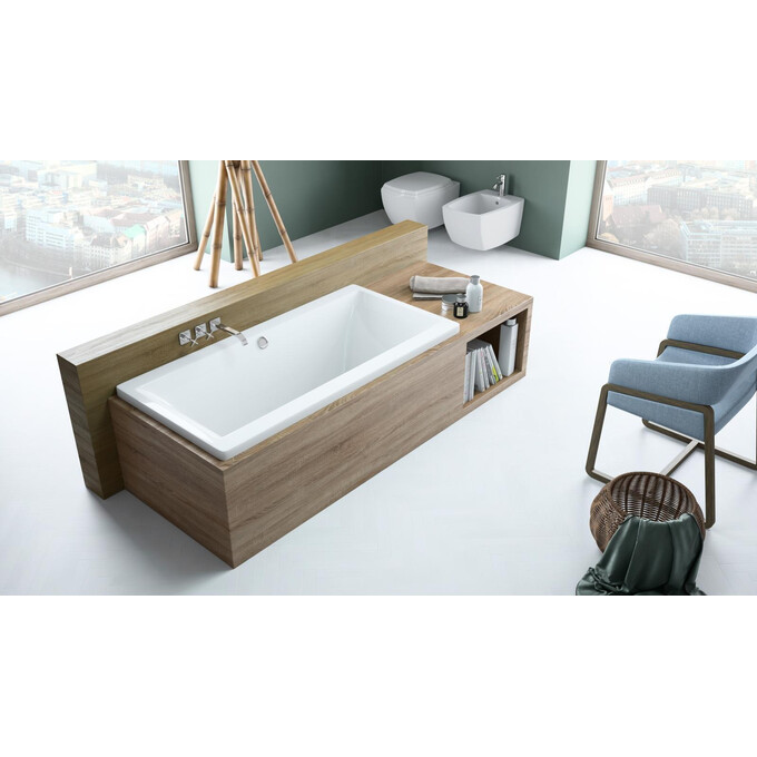 Акриловая ванна Radaway Aridea WA1-24-200x090US (200x90 см, с ножками и сифоном), Доступные размеры: 200 x 90, фото 2