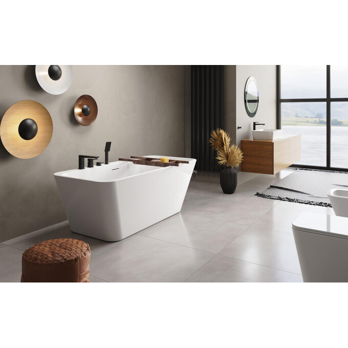 Акриловая ванна Radaway Gloria WA1-54-160x073 (160x73 см, отдельностоящая, с ножками и сифоном), фото 2