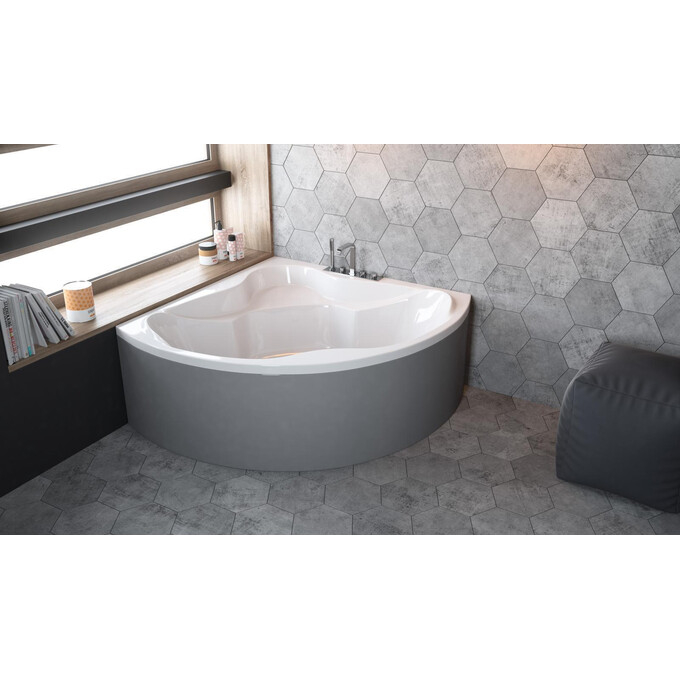 Акриловая ванна Radaway Keria WA1-37-150x150US (150x150 см, с ножками и сифоном), фото 2