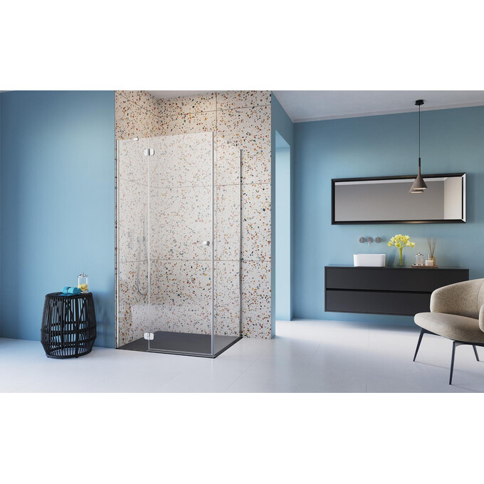 Душевая кабина Radaway Torrenta KDJ Chrome 132202-01-01L (90x90L см, левосторонняя, стекло прозрачное, петли хром), Доступные размеры: 90 x 90 L, фото 2