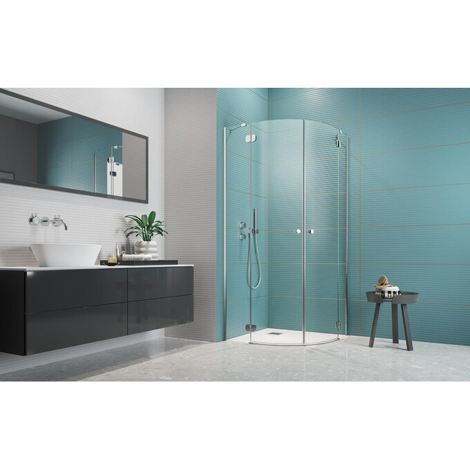 Душевая кабина Radaway Torrenta PDD Chrome 131600-01-01 (90x90 см, стекло прозрачное, петли хром), Доступные размеры: 90 x 90, фото 2