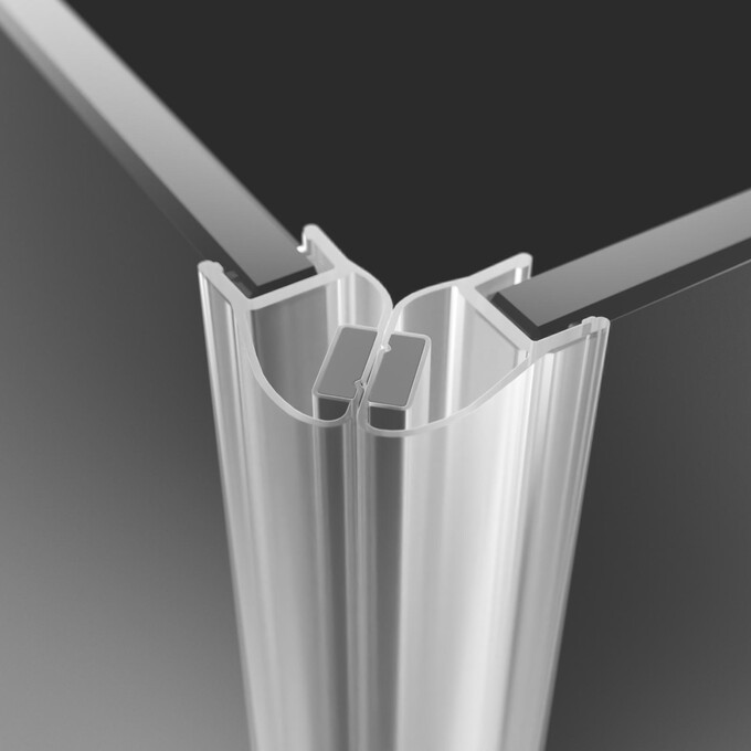 Душевая кабина Radaway Torrenta KDJ Chrome 132250-01-01R (100x80R см, правосторонняя, стекло прозрачное, петли хром), Доступные размеры: 100 x 80 R, фото 7