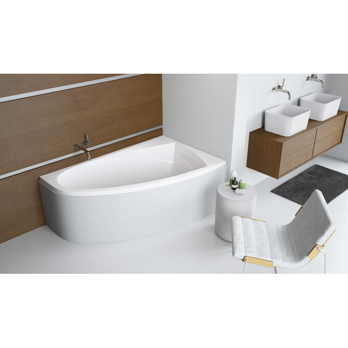 Акриловая ванна Radaway Rineia WA1-31-150x095PS (150x95 см, правосторонняя, с ножками и сифоном), Доступные размеры: 150 x 95 R, фото 2
