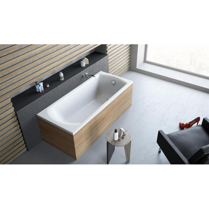 Акриловая ванна Radaway Kea WA1-04-150x075US (150x75 см, с ножками и сифоном), Доступные размеры: 150 x 75, фото 2