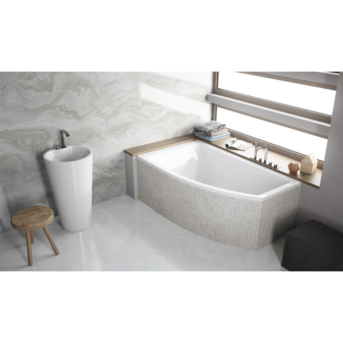 Акриловая ванна Radaway Sitera WA1-32-160x095LS (160x95 см, левосторонняя, с ножками и сифоном), Доступные размеры: 160 x 95 L, фото 2