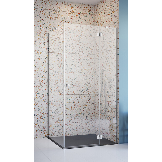 Душевая кабина Radaway Torrenta KDJ Chrome 132202-01-01R (90x90R см, правосторонняя, стекло прозрачное, петли хром), Доступные размеры: 90 x 90 R, фото 