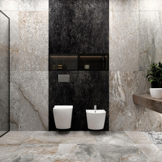 Безободковый подвесной унитаз Koller Pool Round 1822550198 (RN-0520-RW, с сиденьем), фото 4