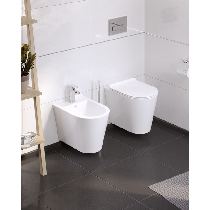 Безободковый подвесной унитаз Koller Pool Orion 1820560198 (OR-0515-RQ3, воронкообразный, с сиденьем), фото 5