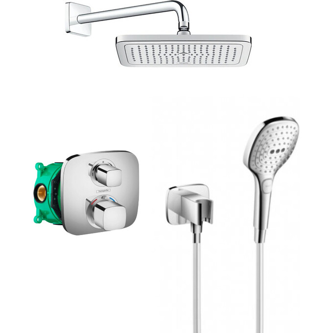 Душевая система с термостатом Hansgrohe Ecostat E & Croma E 15257000 (скрытого монтажа), фото 