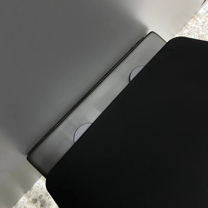 Безободковый подвесной унитаз VBI Vulcano Black Matt VBI-020412 (черный матовый, с сиденьем), Цвет производителя: черный матовый, фото 4