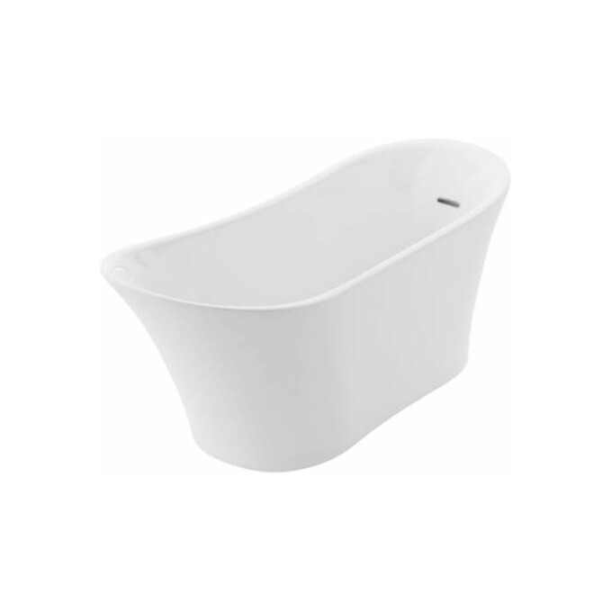 Акриловая ванна Radaway Creta WA1-43-180x080U (180x80 см, отдельностоящая, с ножками и сифоном), фото 