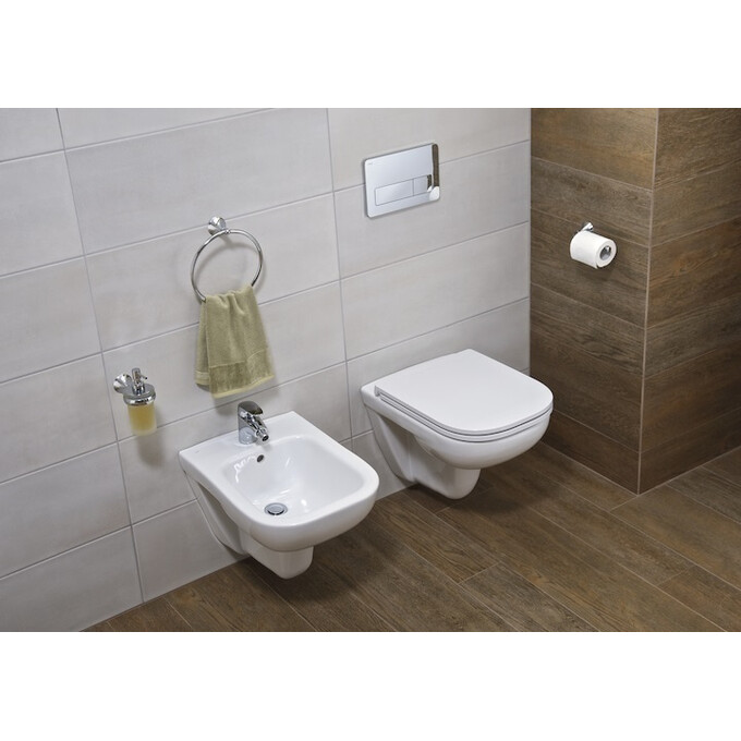 Безободковый подвесной унитаз Jika Deep H820614H893611 (H8206140000001+H8936113000631, с сиденьем), фото 2