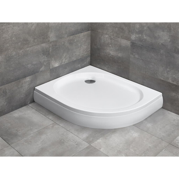Душовий піддон Radaway Patmos E 4P81155-03L (100x80 см, лівосторонній, з ніжками та панеллю), Доступні розміри: 100 x 80 L, фото 
