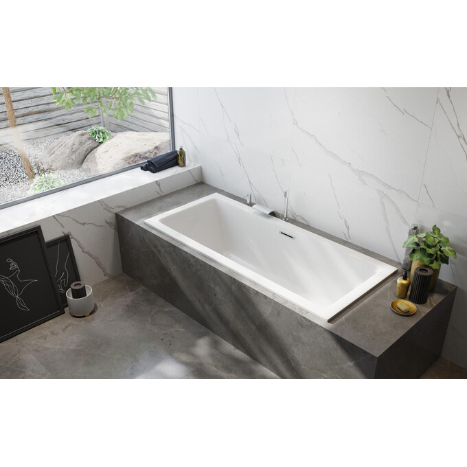 Акриловая ванна Radaway Tiana WA1-52-160x075 (160x75 см, с ножками), Доступные размеры: 160 x 75, фото 2