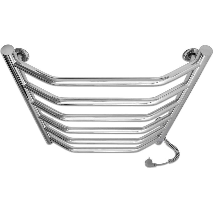 Электрический полотенцесушитель Laris Виктория П6 S3 73207821 (450x600, хром/белый/черный/золото/бронза, правый, сенсорный, с программатором), Доступные размеры: 450 x 600, Подключение полотенцесушителя: правое, фото 5