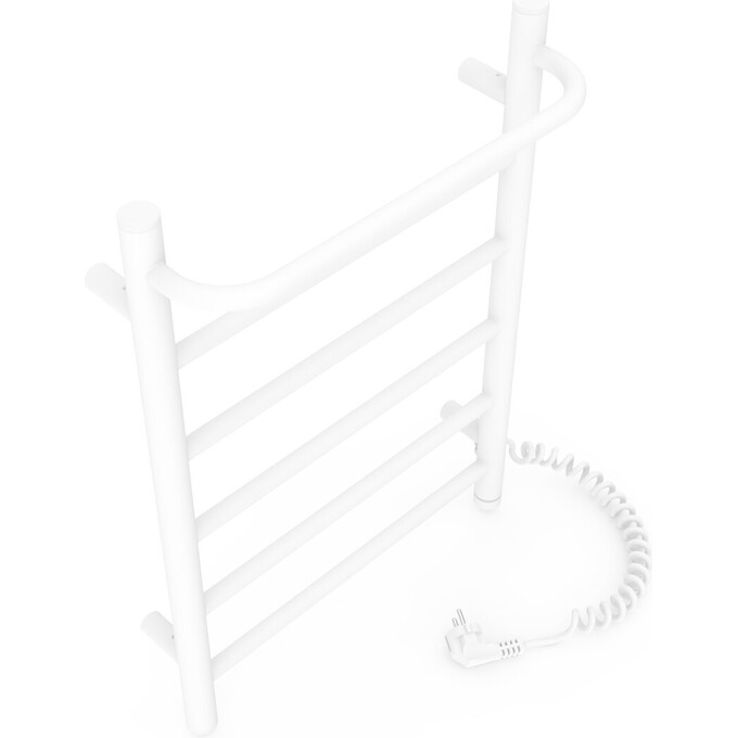 Электрический полотенцесушитель Laris Зебра Прайм ЧК6 S3 73207867 (400x600, белый глянцевый, правый, с программатором), Доступные размеры: 400 x 600, Цвет производителя: белый глянец, Подключение полотенцесушителя: правое, фото 4