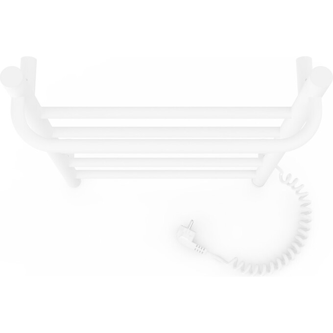 Электрический полотенцесушитель Laris Зебра Прайм ЧК6 S3 73207867 (400x600, белый глянцевый, правый, с программатором), Доступные размеры: 400 x 600, Цвет производителя: белый глянец, Подключение полотенцесушителя: правое, фото 5