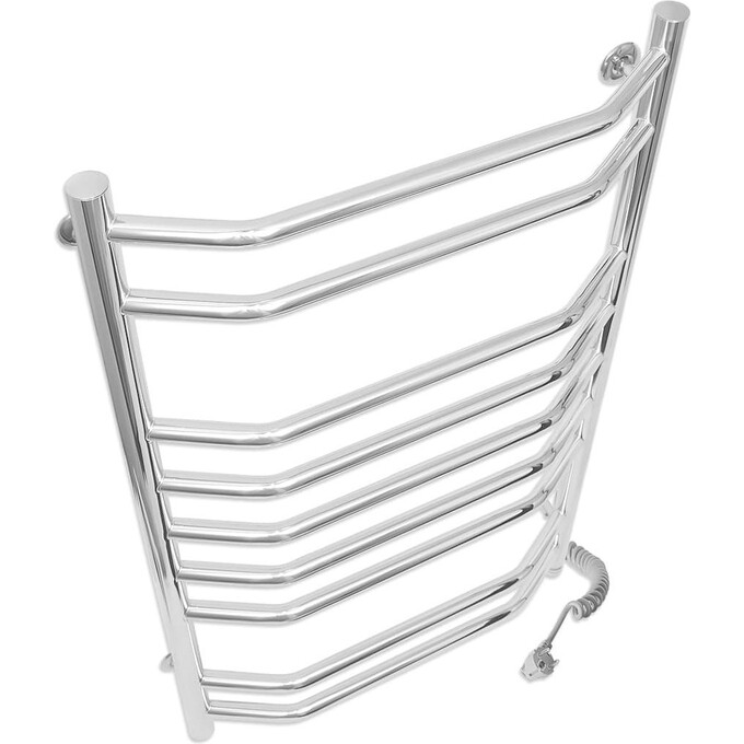 Электрический полотенцесушитель Laris Виктория П9 S3 73207827 (500x900, хром/белый/черный/золото/бронза, правый, сенсорный, с программатором), Доступные размеры: 500 x 900, Подключение полотенцесушителя: правое, фото 3