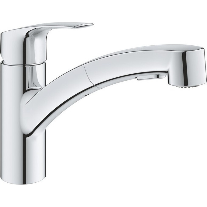 Смеситель для кухни Grohe Eurosmart New Chrome 30305001 (с выдвижной лейкой), фото 