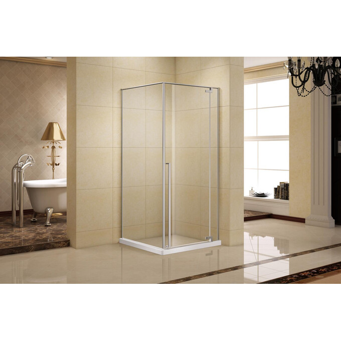 Душевая кабина Imprese Vaclav s6408690R (90x90 см, стекло прозрачное, профиль хром), фото 2