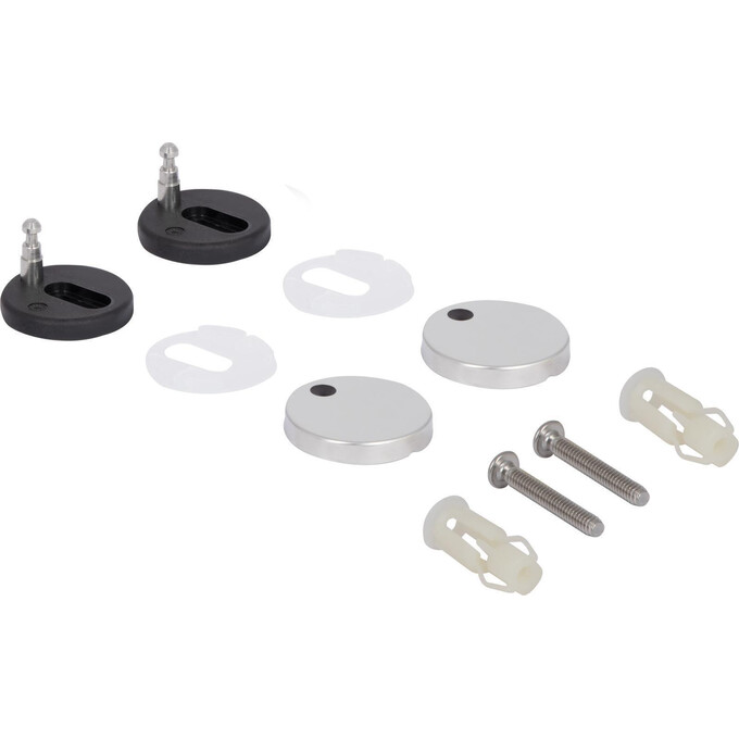 Комплект унитаз с инсталляцией 4 в 1 Qtap QT2433084EUQMB46186: подвесной унитаз с сиденьем Taurus QT2433084EUQMB + инсталляция Nest ST QT0133M425 + клавиша смыва Nest QT0111M11V1146MB + звукоизоляционная прокладка, Цвет производителя: черный матовый, фото 12