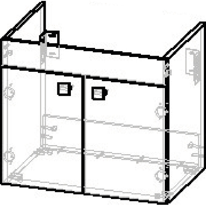 Тумба RJ Atlas с умывальником RJ Jenor RJFU005-11OK (RZJ610, 60 см, дуб, подвесная), Доступные размеры: 60, Цвет производителя: дуб, фото 4