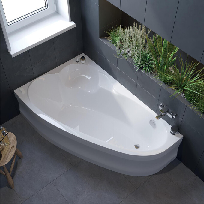 Акриловая ванна Koller Pool Nadine NADINE170X100L (170x100 см, левосторонняя), Доступные размеры: 170 x 100 L, фото 3