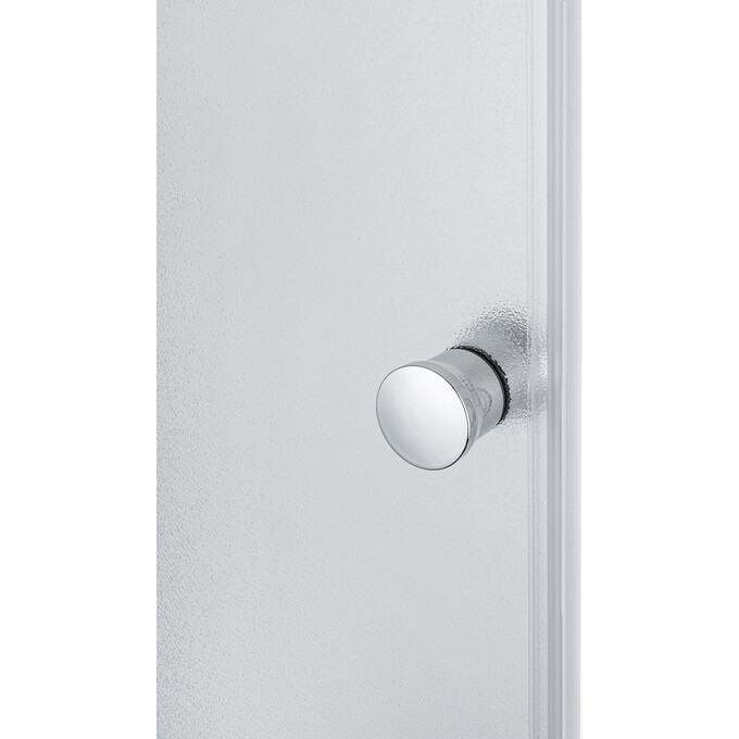 Душевая кабина с поддоном Kroner KRP Harz HarzCFF9090 (C.F.F. 90x90 см, стекло матовое, профиль сатин), Цвет производителя: матовое рифленое стекло, фото 6