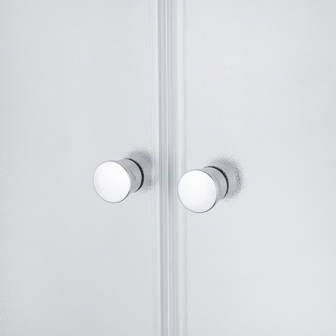 Душевая кабина с поддоном Kroner KRP Harz HarzCFF9090 (C.F.F. 90x90 см, стекло матовое, профиль сатин), Цвет производителя: матовое рифленое стекло, фото 7