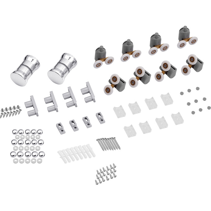 Душевая кабина с поддоном Kroner KRP Harz HarzCFG9090 (C.F.G. 90x90 см, стекло тонированное, профиль сатин), Цвет производителя: тонированное стекло, фото 12