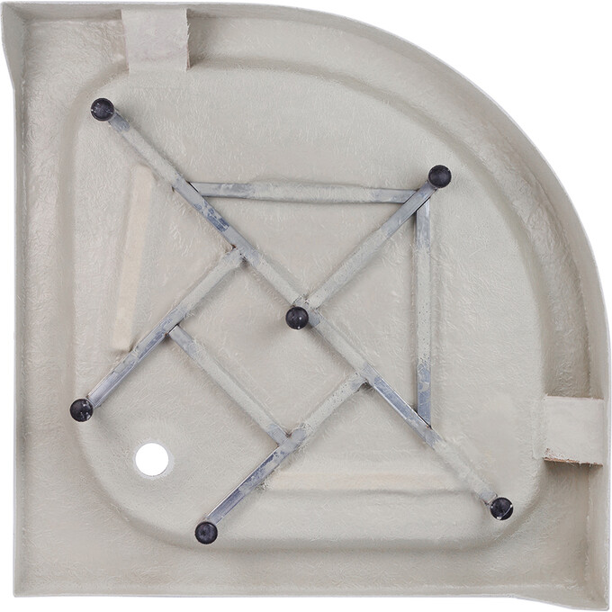 Душевая кабина с поддоном Kroner KRP Harz HarzCFG9090 (C.F.G. 90x90 см, стекло тонированное, профиль сатин), Цвет производителя: тонированное стекло, фото 4