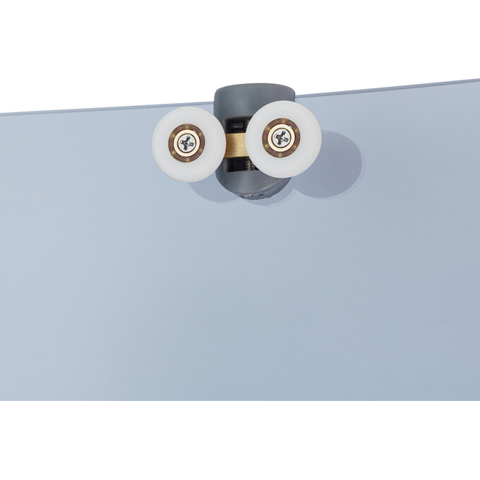 Душевая кабина с поддоном Kroner KRP Harz HarzCТG9090 (C.Т.G. 90x90 см, стекло тонированное, профиль сатин), Цвет производителя: тонированное стекло, фото 7