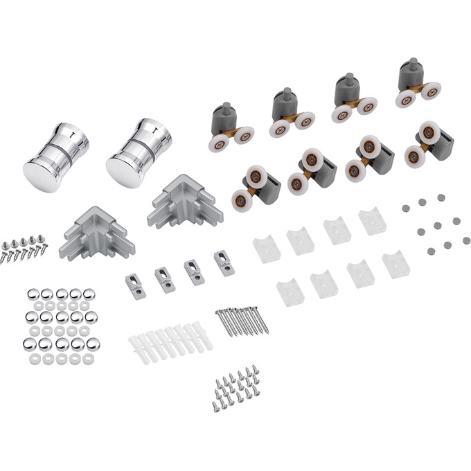 Душевая кабина с поддоном Kroner KRP Eifel EifelQCFL9090 (Q.C.F.L. 90x90 см, стекло с рисунком, профиль сатин), фото 13