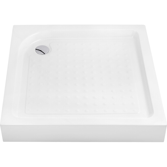 Душевая кабина с поддоном Kroner KRP Eifel EifelQCFL9090 (Q.C.F.L. 90x90 см, стекло с рисунком, профиль сатин), фото 3