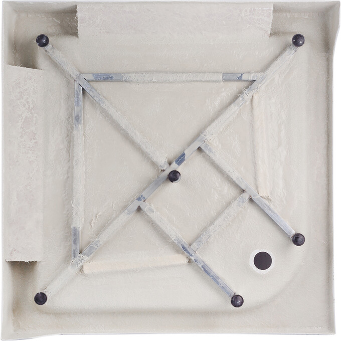 Душевая кабина с поддоном Kroner KRP Eifel EifelQCFL9090 (Q.C.F.L. 90x90 см, стекло с рисунком, профиль сатин), фото 4