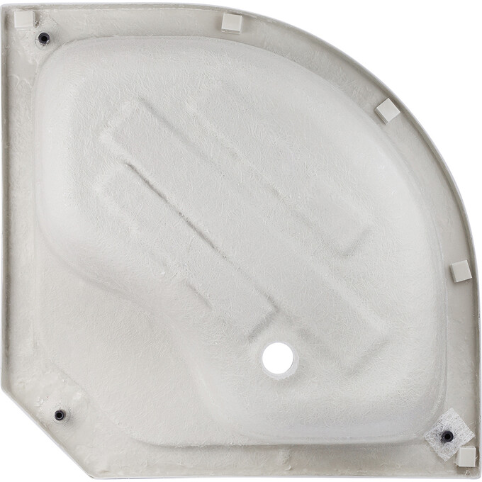 Душевой бокс Kroner KRP Enzo EnzoWDCTF9090 (WD.C.T.F. 90x90 см, стекло матовое, профиль сатин, с поддоном), Цвет производителя: матовое рифленое стекло, фото 4