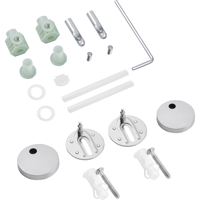 Безободковый подвесной унитаз Kroner Harz WHI493736 (KH493736WHIR, с сиденьем), фото 12