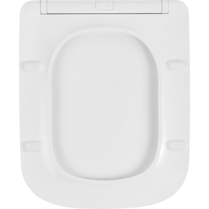 Безободковый подвесной унитаз Kroner Eifel Tornado WHI483429 (KE483429WHIT, воронкообразный, с сиденьем), фото 11