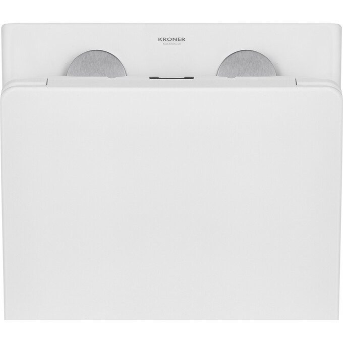 Безободковый подвесной унитаз Kroner Eifel WHI523629 (KE523629WHIR, с сиденьем), фото 8