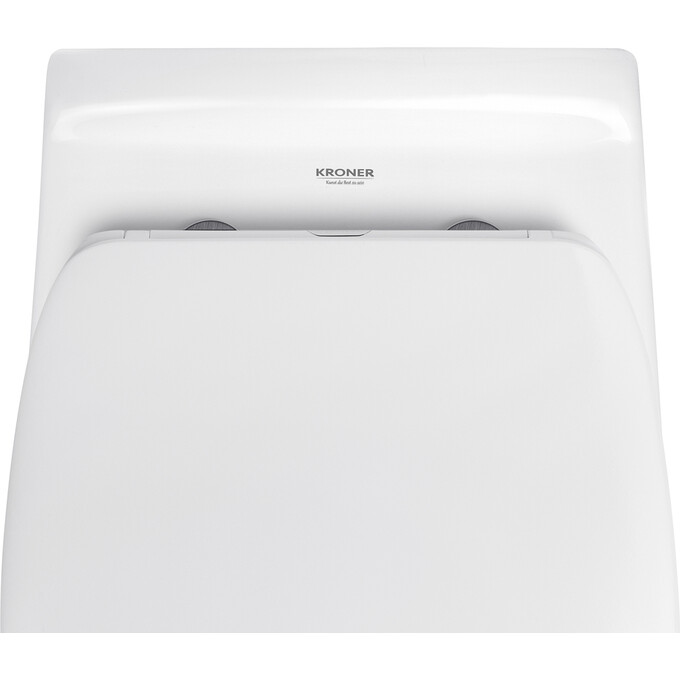 Безободковый подвесной унитаз Kroner Oker WHI533536 (KO533536WHIR, с сиденьем), фото 8