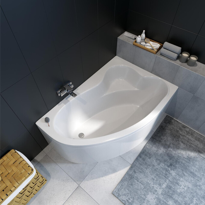 Акриловая ванна Koller Pool Nadine New NADINENEW150X100R (150x100 см, правосторонняя), Доступные размеры: 150 x 100 R, фото 3