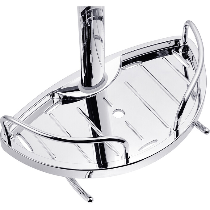 Штанга для душа Kroner KRM C750 (с полкой), фото 4