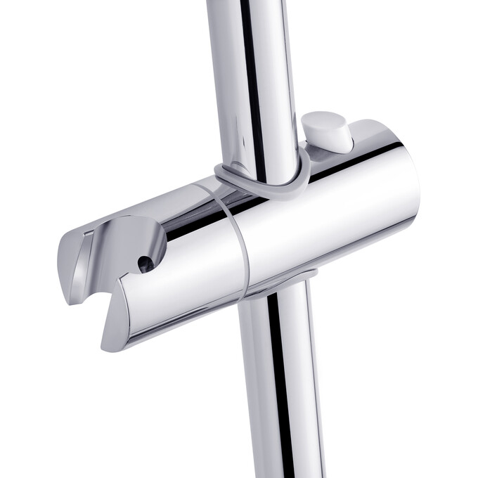 Душевая система Kroner KRP Essen W063 (Essen-W063, белый/хром, с изливом), Цвет производителя: белый матовый, хром, фото 14