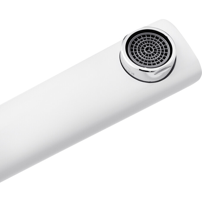 Душевая система Kroner KRP Essen W063 (Essen-W063, белый/хром, с изливом), Цвет производителя: белый матовый, хром, фото 6