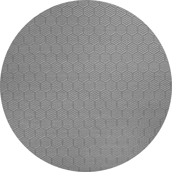 Кухонна мийка Kroner KRP Derby 5050HM Brush (KDBrush5050HM, 50x50 см, 2.5/0.5 мм, з сифоном), Доступні розміри: 50x50, Тип поверхні: brash (брашированная, матовая), фото , изображение 2