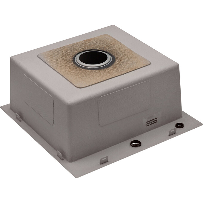 Кухонна мийка Kroner KRP Derby 5050HM Brush (KDBrush5050HM, 50x50 см, 2.5/0.5 мм, з сифоном), Доступні розміри: 50x50, Тип поверхні: brash (брашированная, матовая), фото , изображение 7